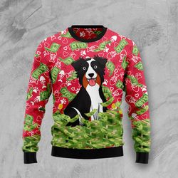 i work hard so that my dog can have a better life sweater, ugly christmas sweater for dog lovers