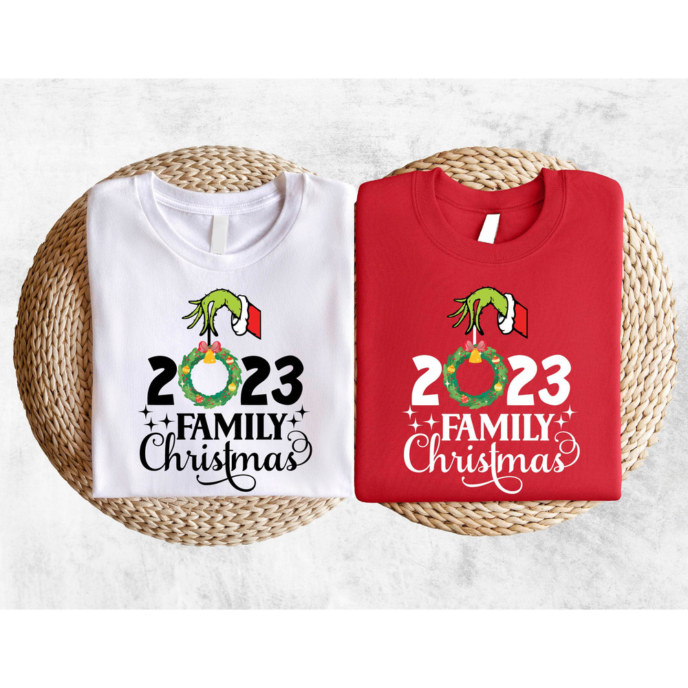2023 Family Christmas Shirt, Family Xmas Party Sweatshirt, Christmas Celebration Tee, Family Christmas Squad Hoodie, It's Christmas Time Tee.jpg