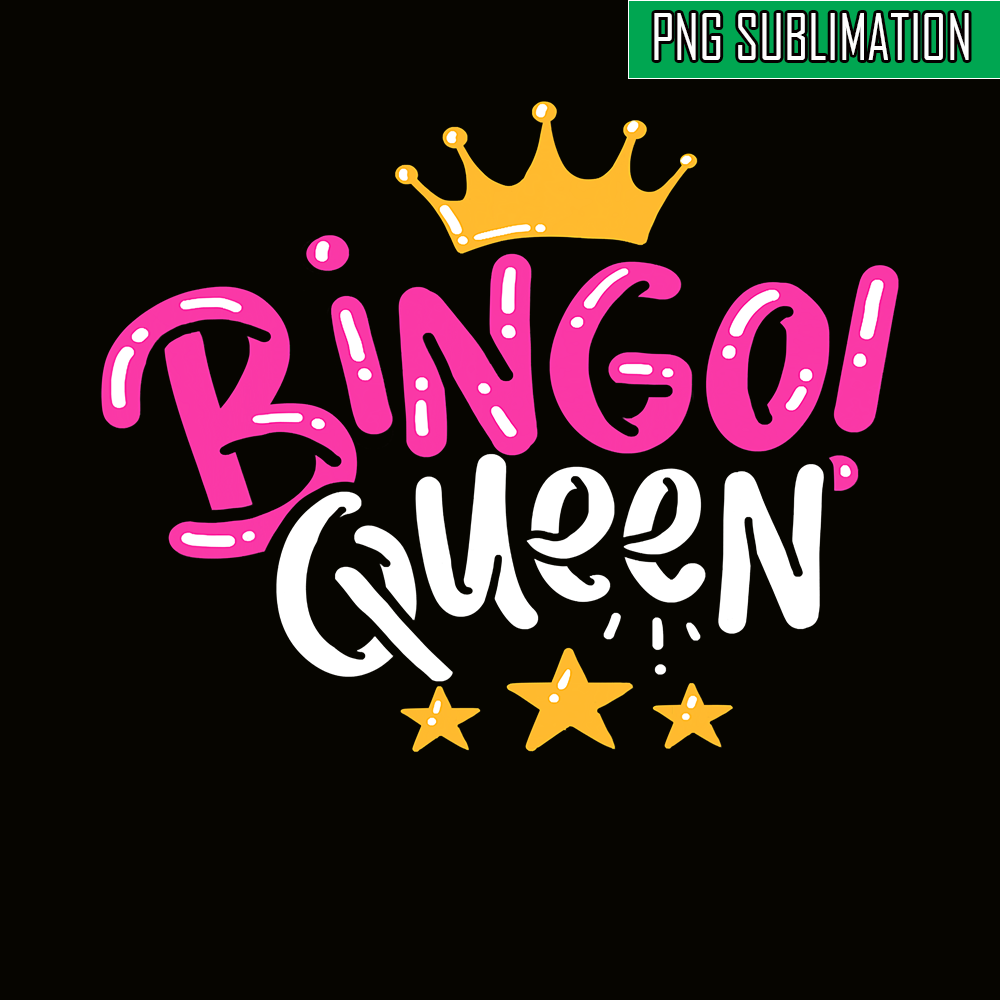 QUE03112353-Bingo Gift Queen PNG, Bingo Balls PNG, Crown Queen PNG.png