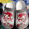 Snowman Couple Snow Red Poinsettia Merry Christmas Happy New Year For Couple Crocs Clog Shoes - Discover Comfort And Style Clog Shoes With Funny Crocs.jpg