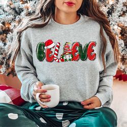 believe christmas shirt, christmas party t-shirt, christmas family tee, believe santa outfits, believe in the magic of c