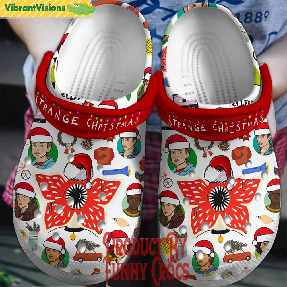 Stranger Things Christmas Crocs Shoes - Discover Comfort And Style Clog Shoes With Funny Crocs.jpg