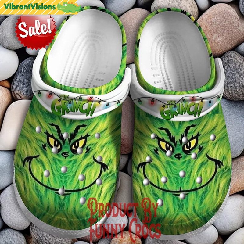 The Grinch Merry Christmas Green Crocs Shoes - Discover Comfort And Style Clog Shoes With Funny Crocs.jpg