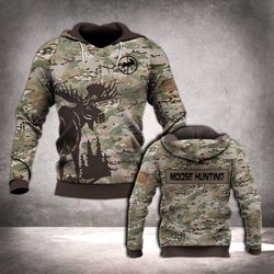 mtp moose hunting camo 3d printed hoodie