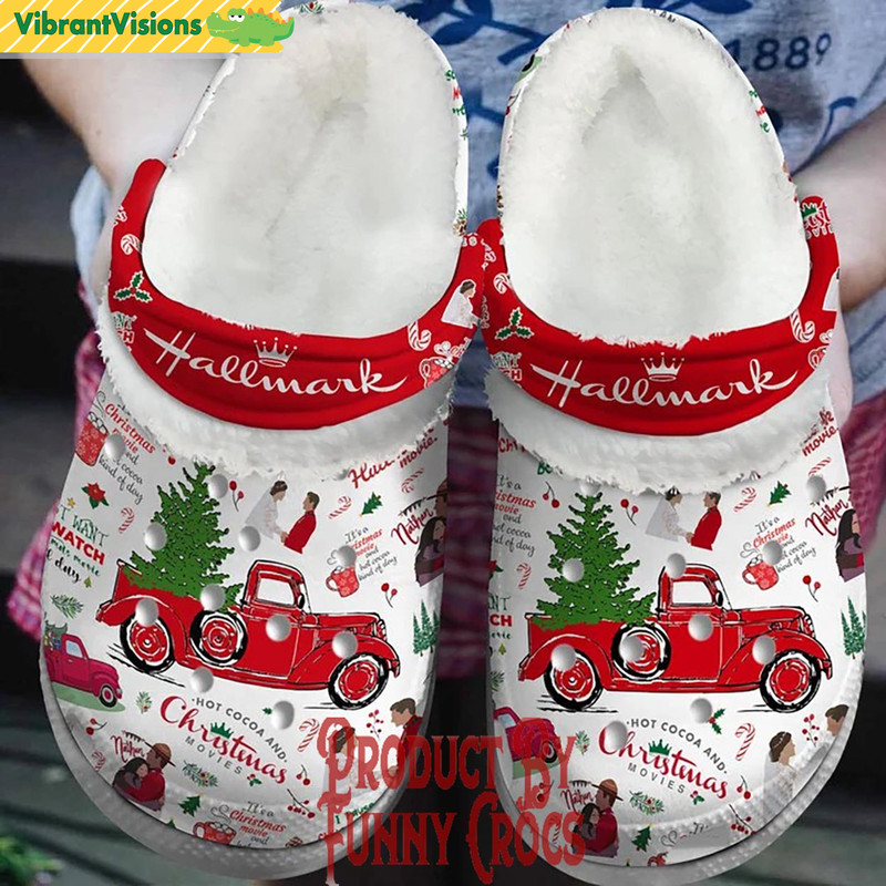 Winter Hallmark Christmas Crocs - Discover Comfort And Style Clog Shoes With Funny Crocs.jpg