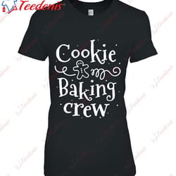 cookie baking crew baker bake kids women christmas baking shirt, kids christmas family sweatshirts wear love, share bea