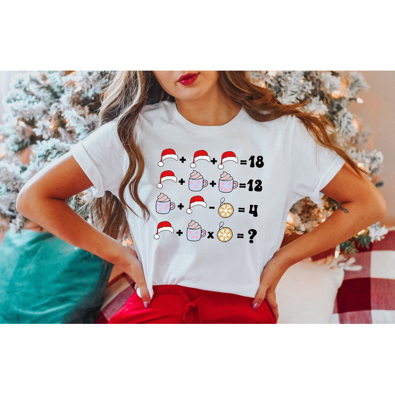 Christmas Math Teacher Shirt, Funny Math Teacher T-Shirt, Math Christmas Gift, Merry Christmath Tee, Math Lovers Outfits, Math Skills Shirts.jpg