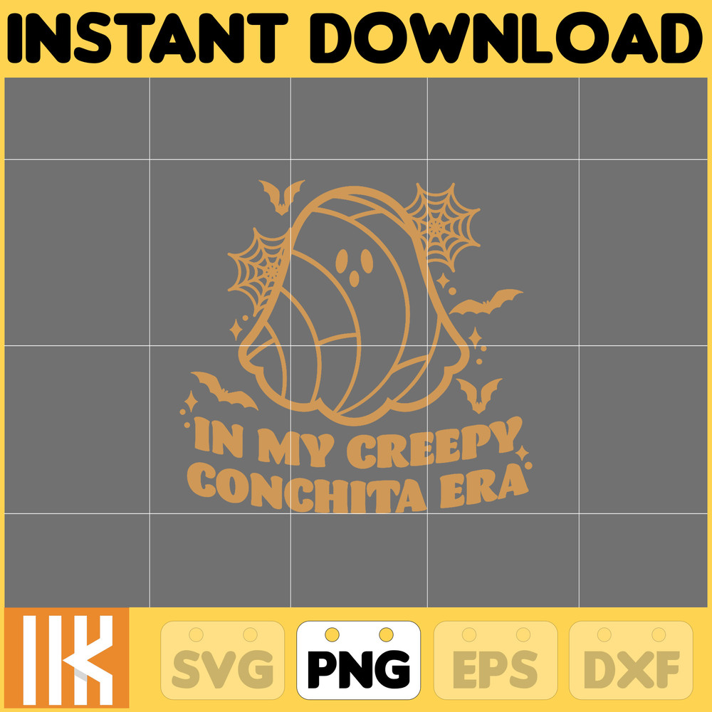 Mexican Ghost Png, Creepy Conchita Era Png, Conchas and Cucuys Png, Conchas Ghost, Funny Halloween Png, Dia de Muertos, Pan Dulce (4).jpg