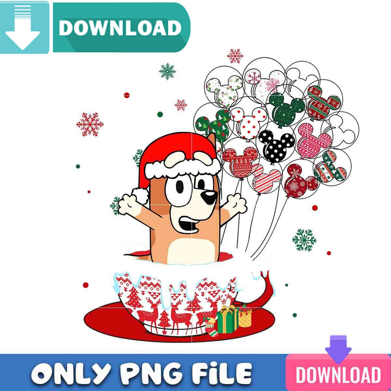 Bingo Christmas Balloon PNG Perfect Sublimation Design.jpg