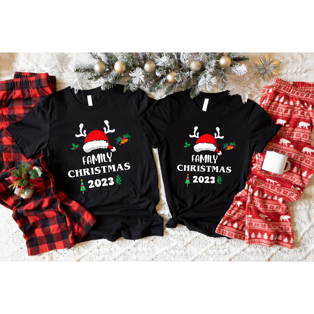 Family Christmas 2023 Shirt, 2023 Christmas T-Shirts, Family Reunion Tee, Mom Dad Kids Christmas Outfits, Christmas Couple Clothing, Family.jpg