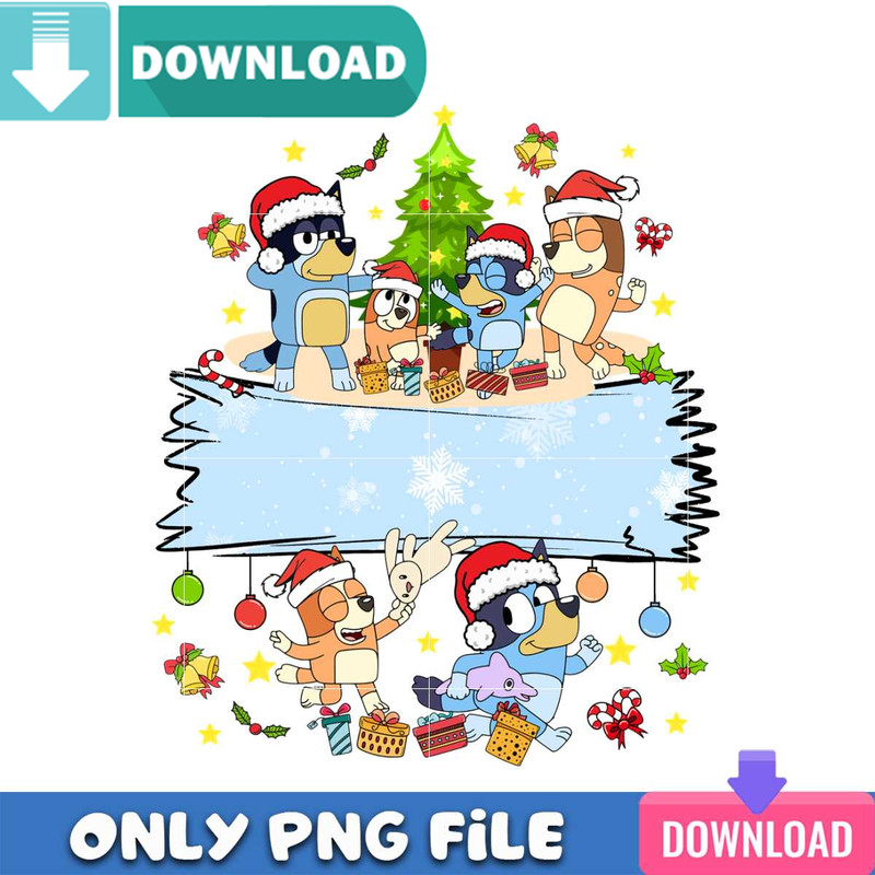 Bluey Christmas Season PNG Perfect Sublimation Design.jpg