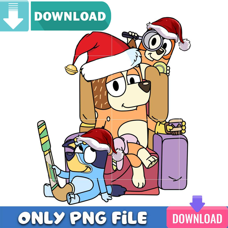 Bluey Christmas Together PNG Perfect Sublimation Design.jpg