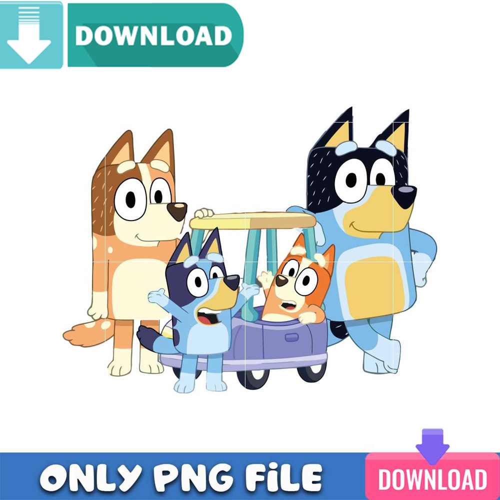 Bluey Family Happy Png Best Files Design Download.jpg
