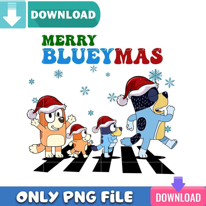 Bluey Happy Blueymas PNG Perfect Sublimation Design Download.jpg