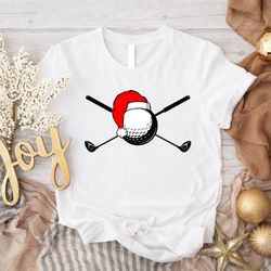 golf christmas shirt, festive golf sports t-shirt, golf coach christmas tee, golf lover outfits, men women golf christma