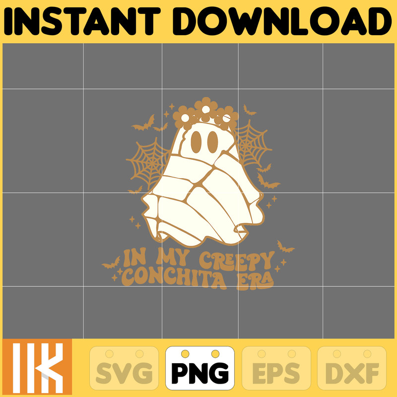 Mexican Ghost Png, Creepy Conchita Era Png, Conchas and Cucuys Png, Conchas Ghost, Funny Halloween Png, Dia de Muertos, Pan Dulce (9).jpg