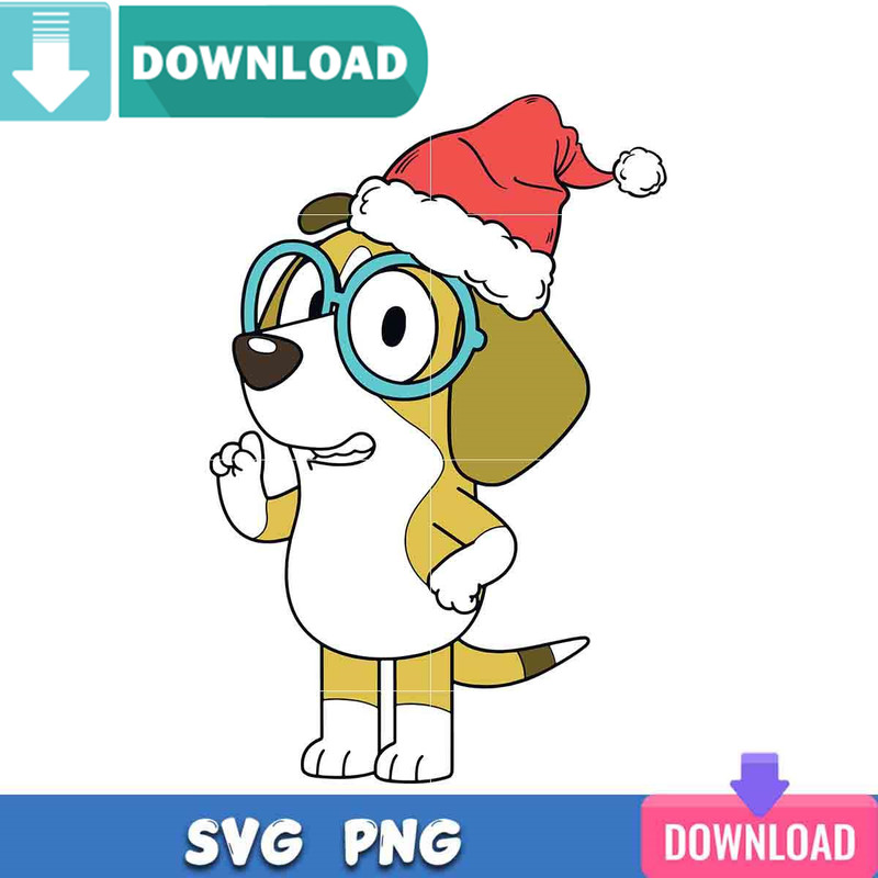 Bluey Honey Christmas SVG Best Files For Cricut Design Download.jpg
