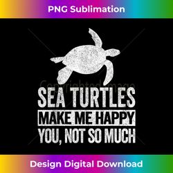Sea Turtle Lover Funny Sea Turtle Quote Retro - Luxe Sublimation PNG Download - Channel Your Creative Rebel