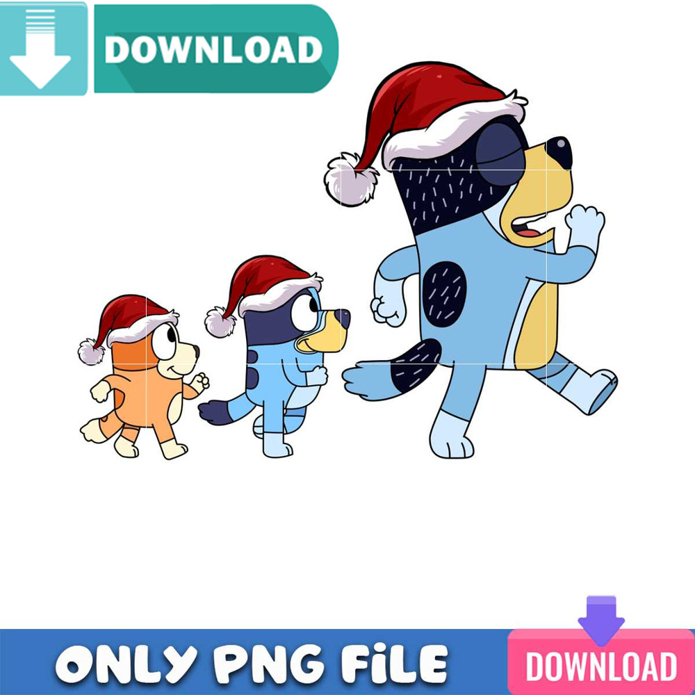 Bluey Walking PNG Perfect Sublimation Design Download.jpg