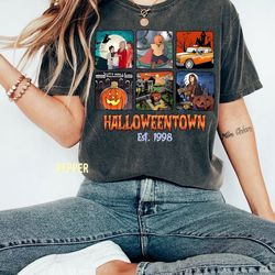 retro halloweentown est 1998 comfort color shirt, halloween town university sweatshirt, retro halloweentown shirt, disne