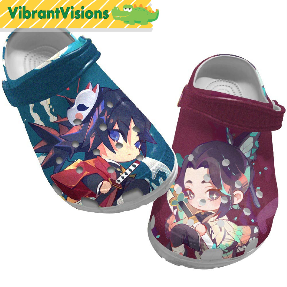 Art Demon Slayer Anime Crocs - Discover Comfort And Style Clog Shoes With Funny Crocs.jpg
