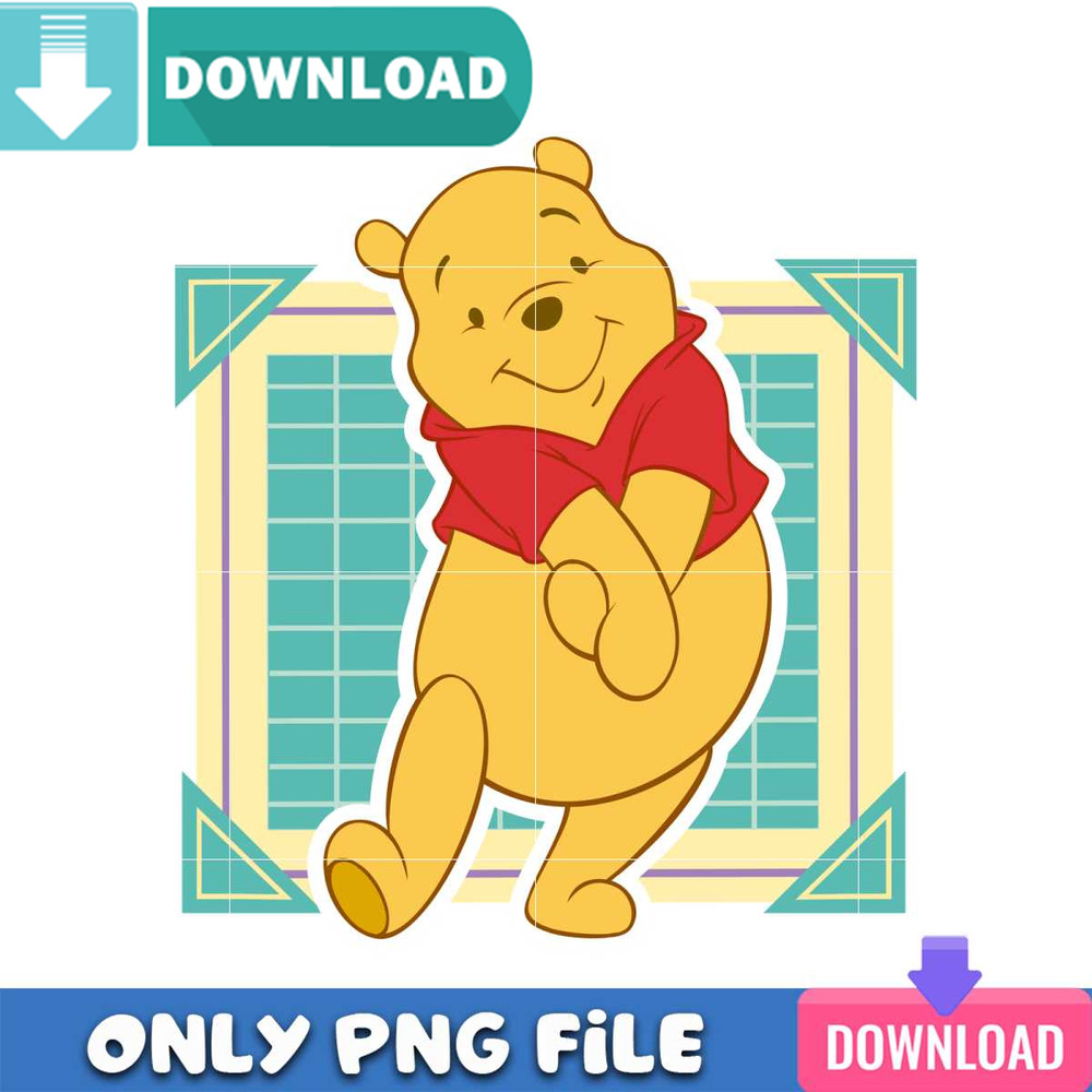 Shy Pooh PNG Perfect Sublimation Design Download.jpg