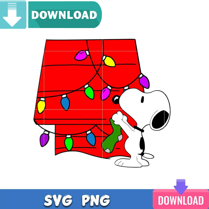 Snoopy Christmas SVG Best Files For Cricut Design Download.jpg