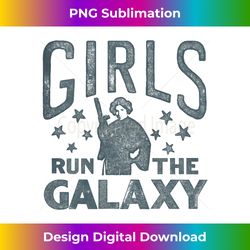 Star Wars Princess Leia Girls Run The Galaxy Tank Top - Luxe Sublimation PNG Download - Chic, Bold, and Uncompromising