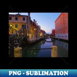 venice landscape photography canals and lighthouses - Artistic Sublimation Digital File - Enhance Your Apparel with Stunning Detail