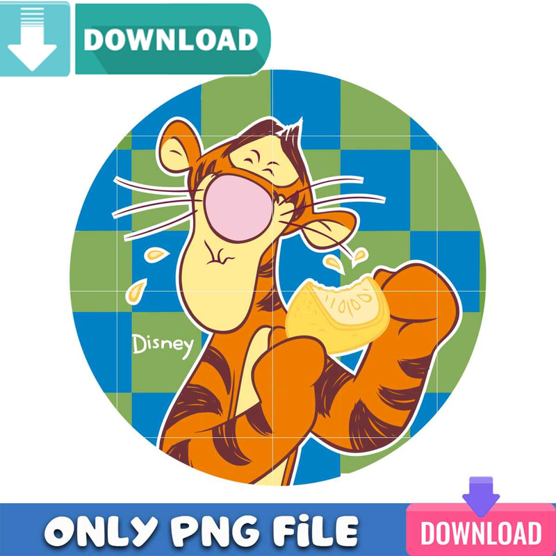 The Tiger Disney With Cake Png Best Files Design Download.jpg