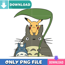totoro and friends png perfect sublimation design download