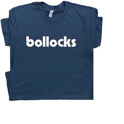 bollocks t shirt offensive t shirt saying adult humor rude pistols inappropriate crude vintage graphic tee retro novelty