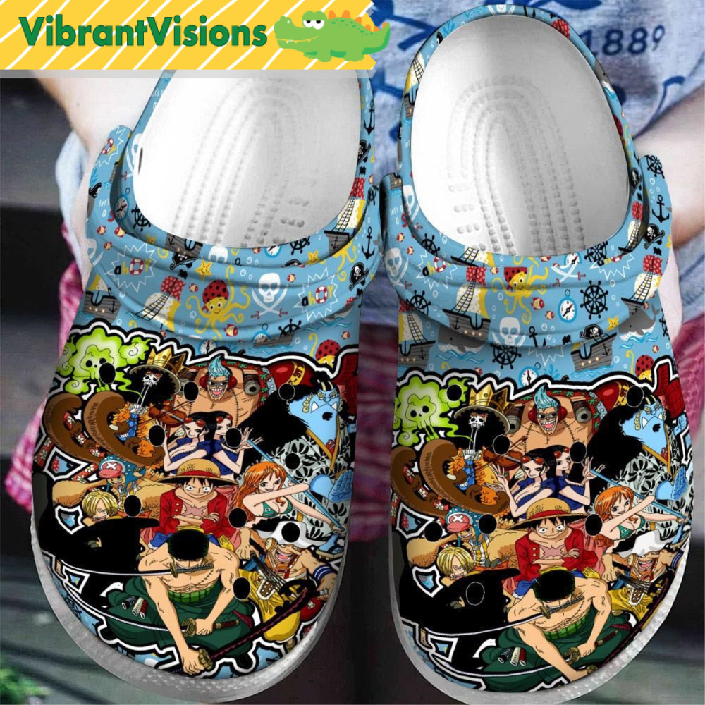 Funny Movie Straw Hats One Piece Crocs - Discover Comfort And Style Clog Shoes With Funny Crocs.jpg