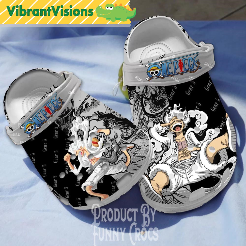 Gear 5 One Piece Crocs Clogs - Discover Comfort And Style Clog Shoes With Funny Crocs.jpg