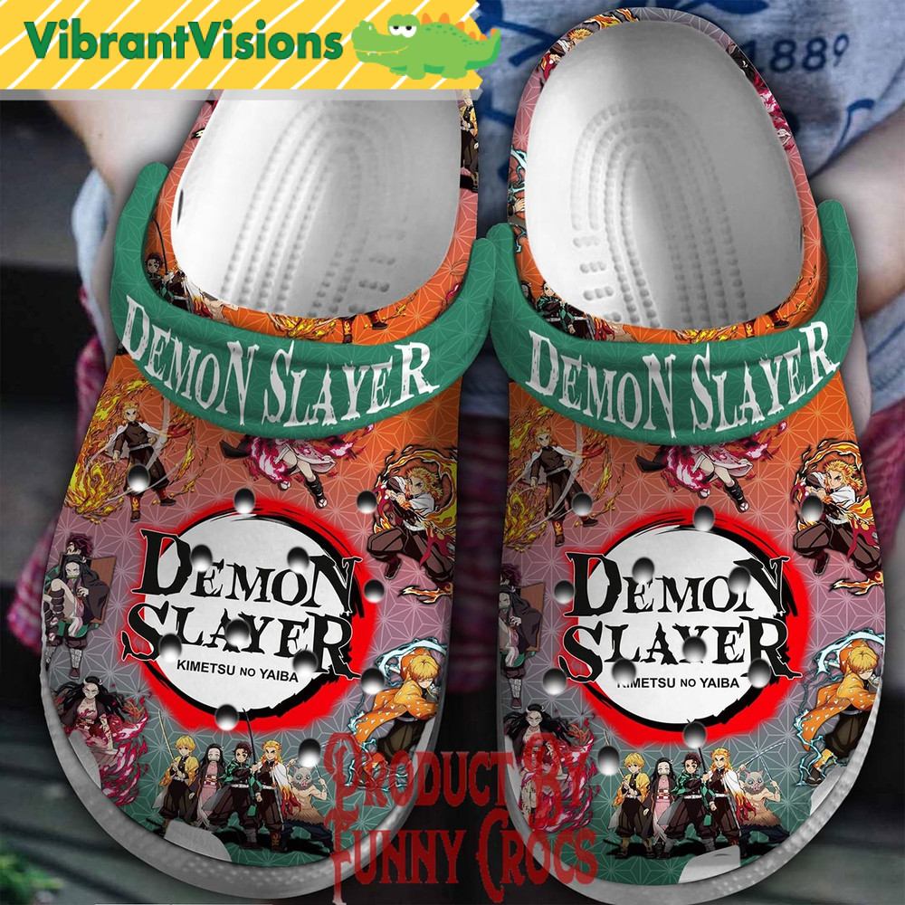 Kimetsu No Yaiba Demon Slayer Crocs Clog Shoes - Discover Comfort And Style Clog Shoes With Funny Crocs.jpg