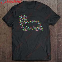 corgi dogs tree christmas sweater xmas gifts for pet dog shirt, funny christmas shirts for work  wear love, share beauty