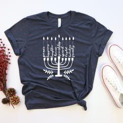 happy hanukah shirt, jewish shirt, holiday hanukkah shirt, jewish saying shirt, hanukkah gift shirt