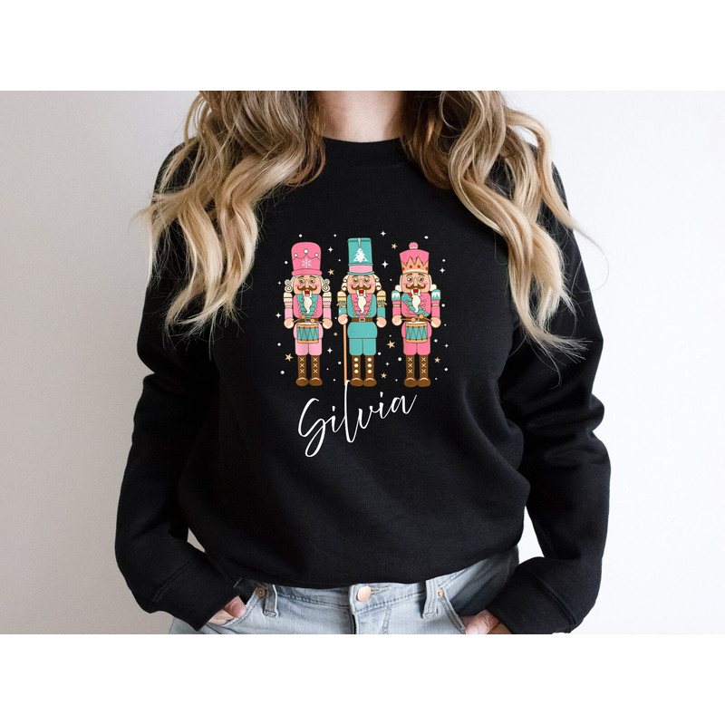 Custom Nutcracker Sweatshirt, Christmas Sweatshirt, Sugar Plum Fairy Shirt, Christmas Sweater, Christmas Shirt, Xmas Shirt, Christmas Gift 2.jpg