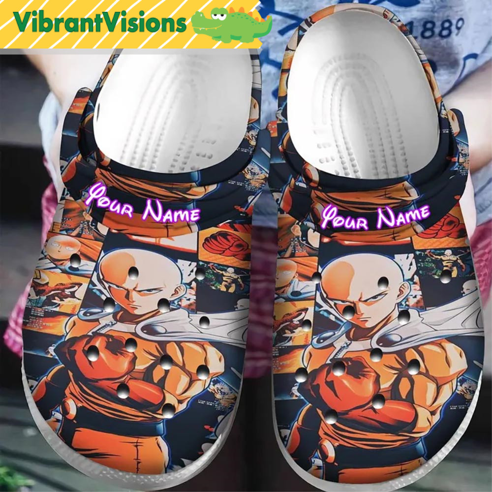 Personalized One Punch Man Saitama Crocs - Discover Comfort And Style Clog Shoes With Funny Crocs.jpg