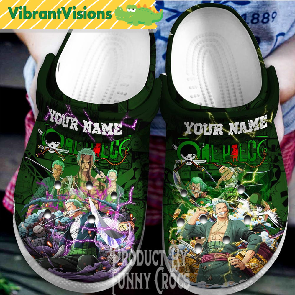 Personalized Roronoa Zoro Swords One piece Crocs - Discover Comfort And Style Clog Shoes With Funny Crocs.jpg