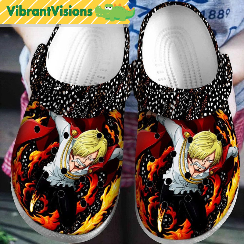 Sanji One Piece Crocs Clog Shoes - Discover Comfort And Style Clog Shoes With Funny Crocs.jpg