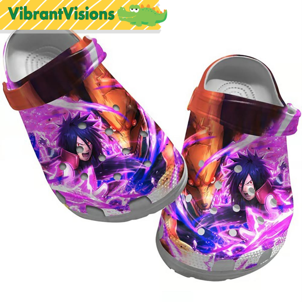 Sasuke Uchiha Anime Crocs Shoes - Discover Comfort And Style Clog Shoes With Funny Crocs.jpg