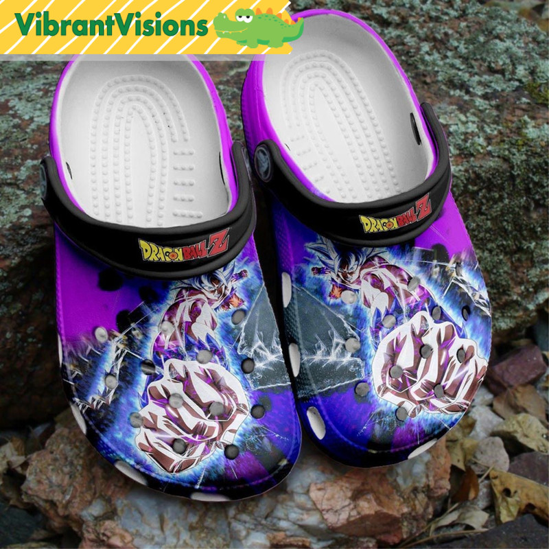 Songoku Infinite Instinct Dragon Ball Z Crocs - Discover Comfort And Style Clog Shoes With Funny Crocs.jpg