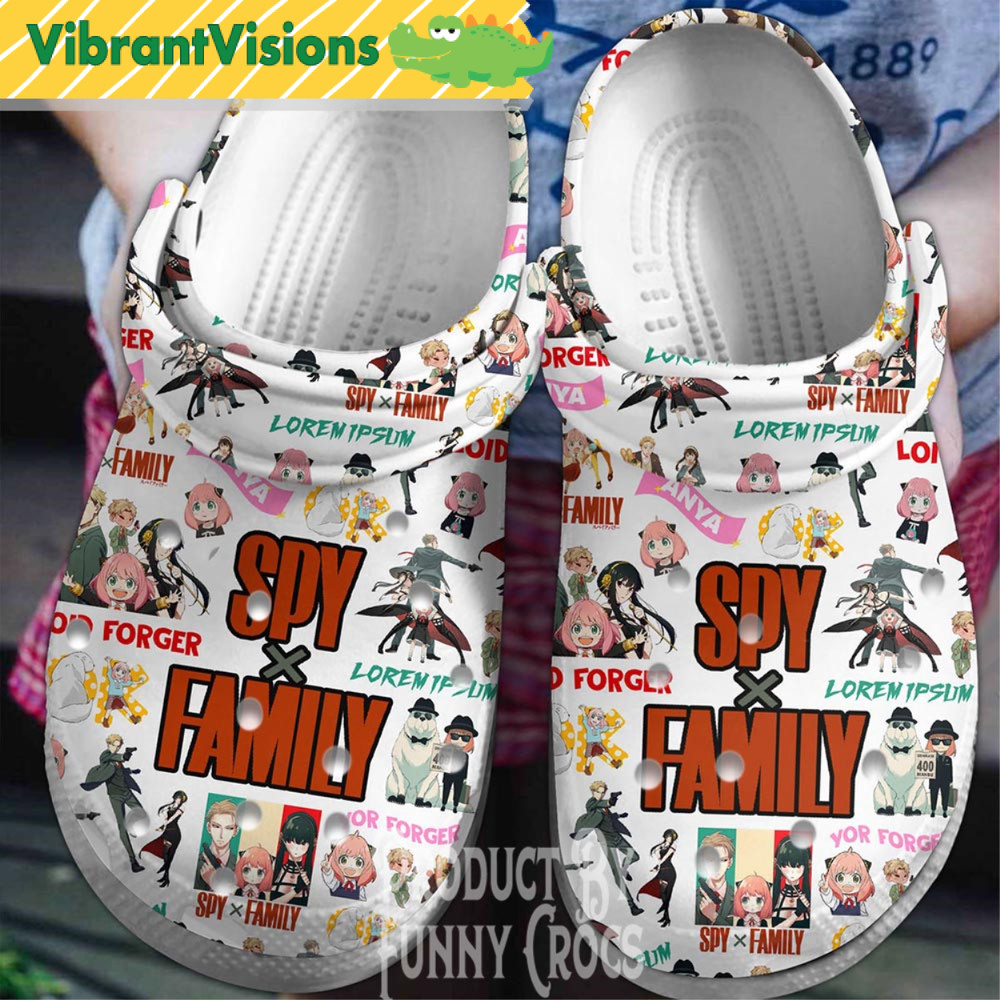 Spy X Family Manga Anime Crocs Shoes - Discover Comfort And Style Clog Shoes With Funny Crocs.jpg