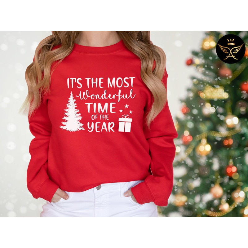 Its The Most Wonderful Time of Year Sweatshirt, Christmas Custom Sweatshirt, Christmas Gift ,Christmas Family shirts, Christmas Kids.jpg
