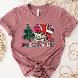 jolly teacher shirt , christmas shirt, christmas nativity shirt, christmas shirt, nativity shirt, jesus christmas shirt