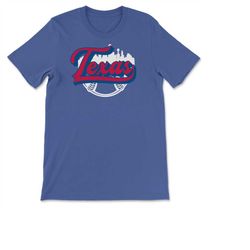arlington texas baseball downtown city skyline baseball fan t-shirt, sweatshirt & hoodie