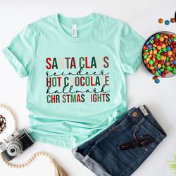 santa claus shirt, santa claus lover shirt, hot chocolate christmas gift, santa approved northpole hot cocoa shirt, hot
