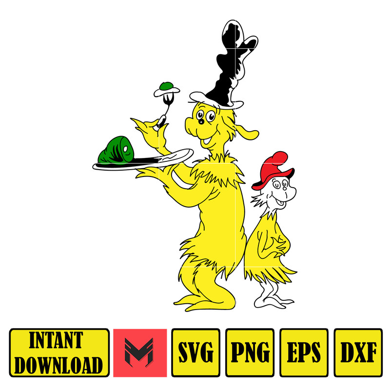 Dr Seuss Svg, Cat In The Hat SVG, Dr Seuss Hat SVG, Green Eggs And Ham Svg, Dr Seuss for Teachers Svg, Cricut, Thing Svg (503).jpg