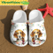 Beagle Dog Art With Bloom Flowers Birthday Crocs - Discover Comfort And Style Clog Shoes With Funny Crocs.jpg